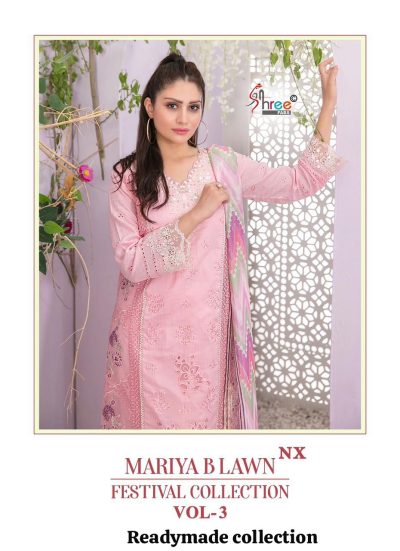 SHREE FABS MARIYA B LAWN NX VOL 3 FESTIVAL COLLECTION