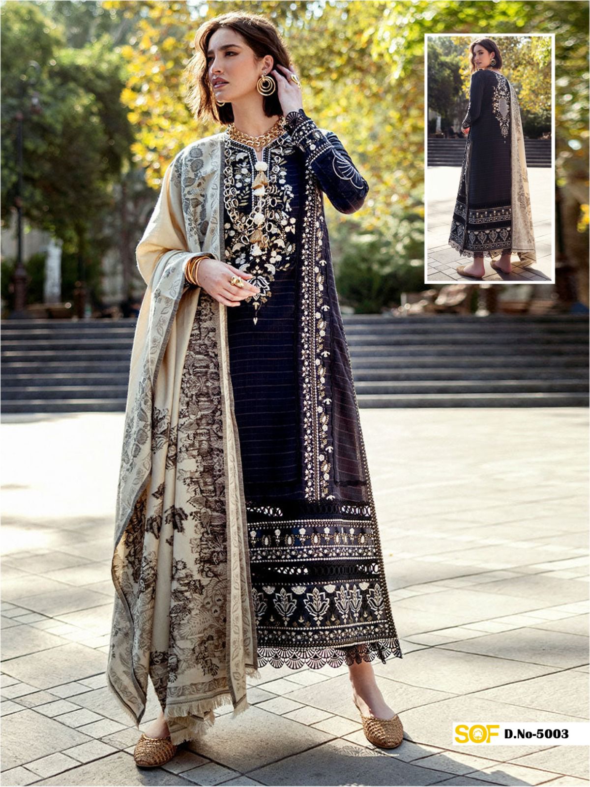 SHREE OM FAB SAIRA RIZWAN VOL 5 LAWN KARACHI SUITS