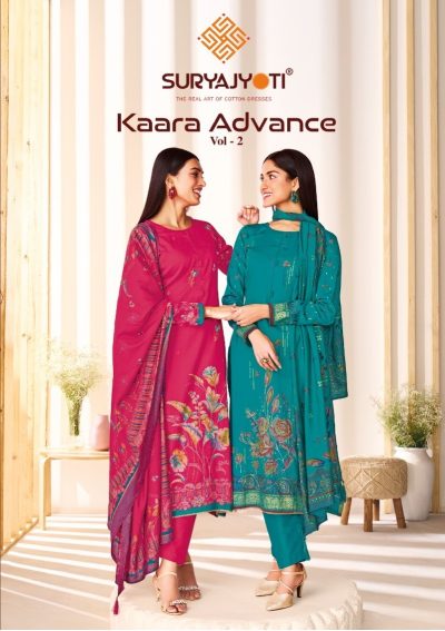 SURYAJYOTI KAARA ADVANCE VOL 2 DRESS MATERIAL