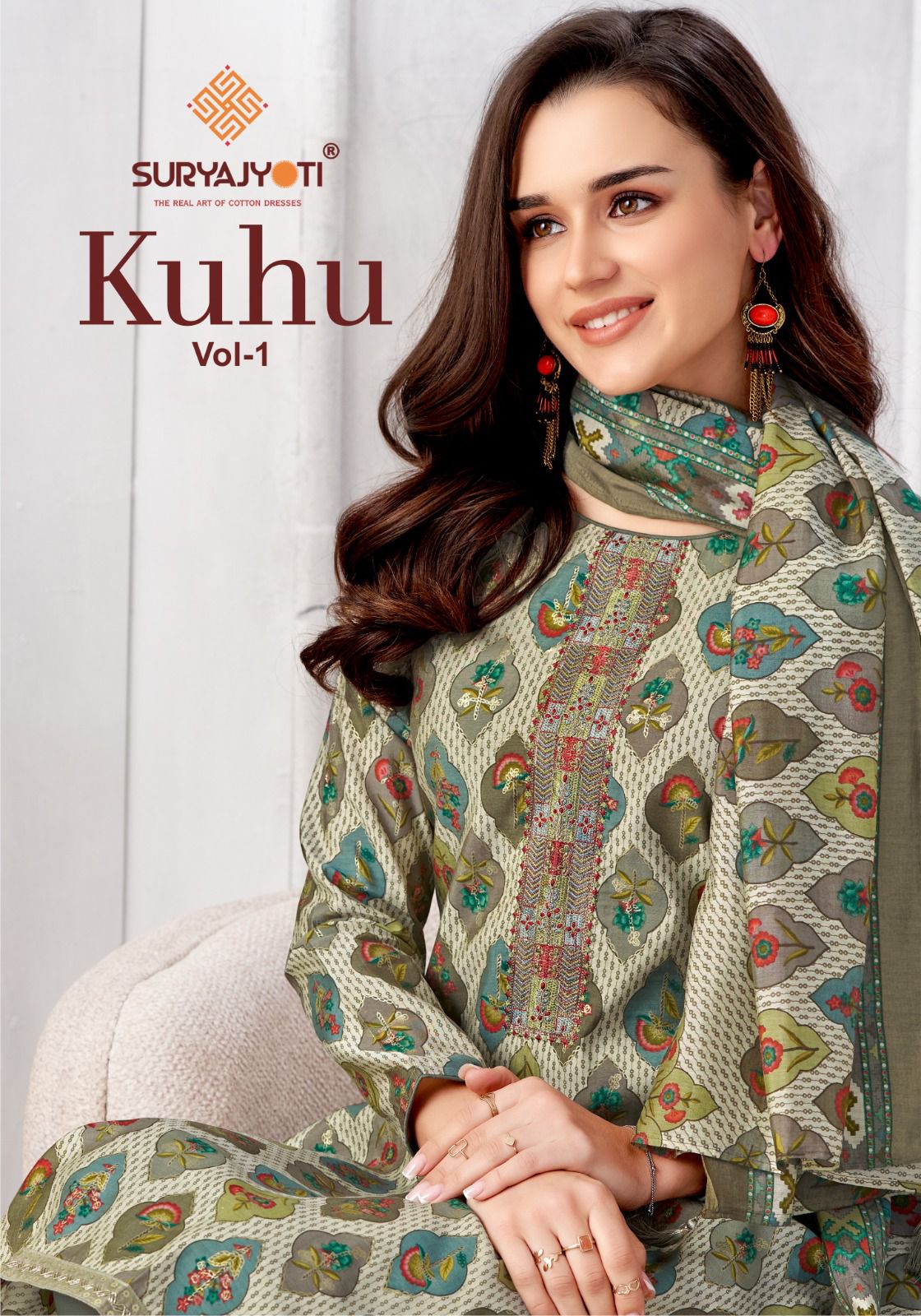 SURYAJYOTI KUHU VOL 1 COTTON PRINTED SUITS