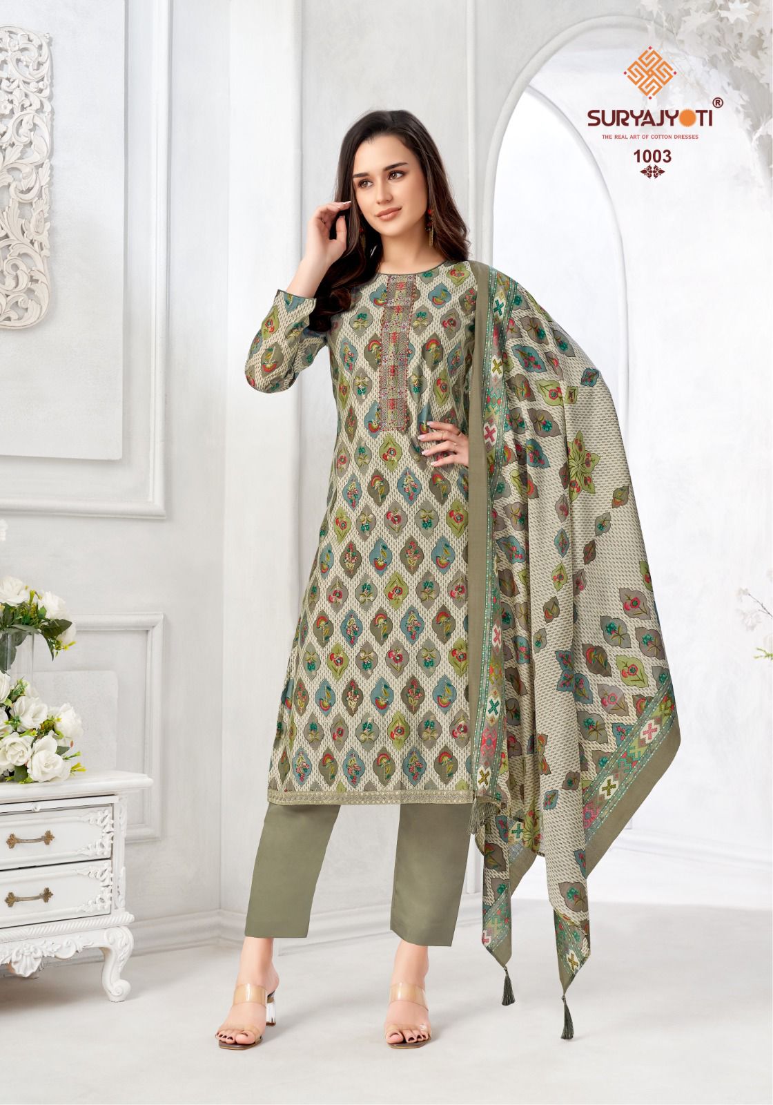 SURYAJYOTI KUHU VOL 1 COTTON PRINTED SUITS