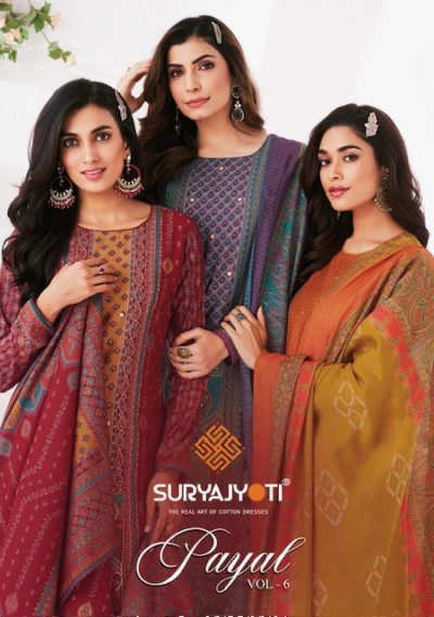 SURYAJYOTI PAYAL VOL 6 PURE MODAL SUITS CATALOGUE