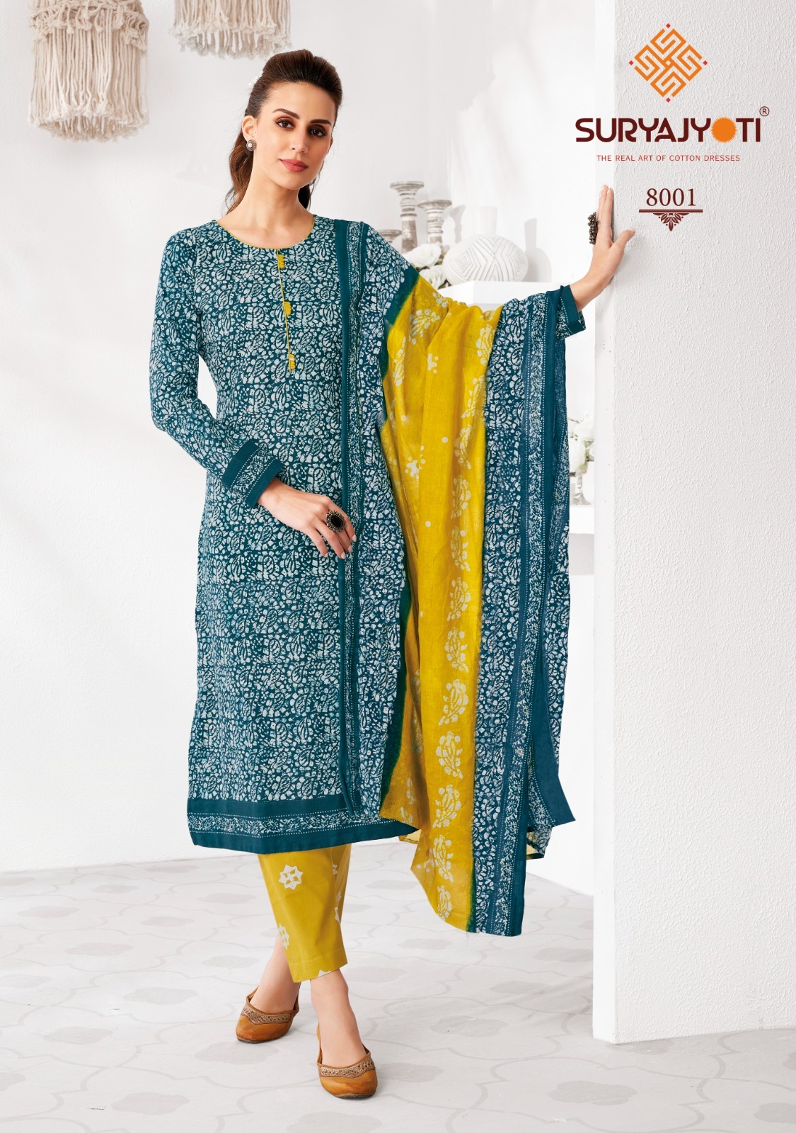 SURYAJYOTI PEHNAVA VOL 8 COTTON READYMADE SUITS