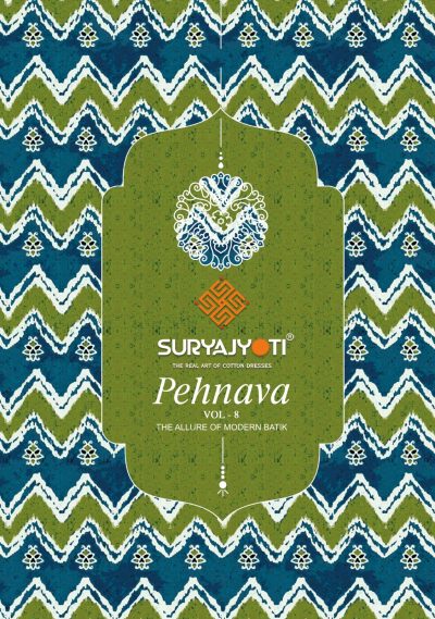 SURYAJYOTI PEHNAVA VOL 8 COTTON READYMADE SUITS