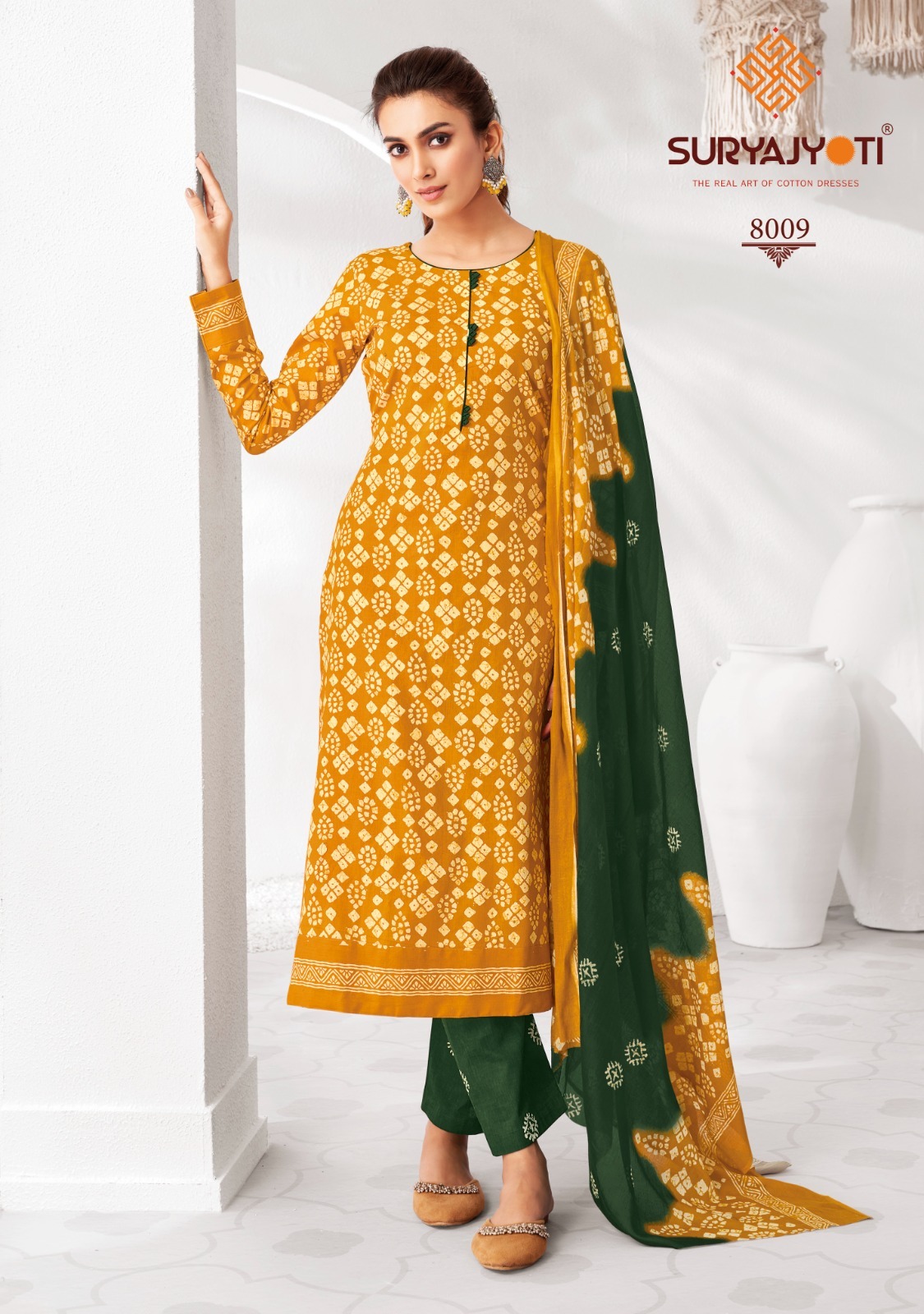 SURYAJYOTI PEHNAVA VOL 8 COTTON READYMADE SUITS