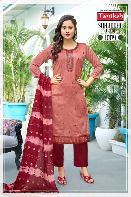 TANIKSH SHRADDHA VOL 1 EMBROIDERY READYMADE KURTI