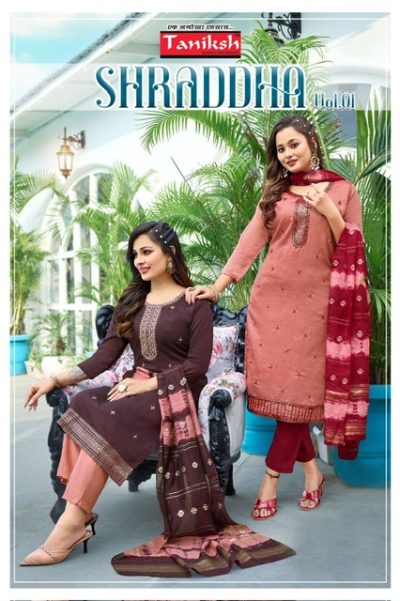 TANIKSH SHRADDHA VOL 1 EMBROIDERY READYMADE KURTI