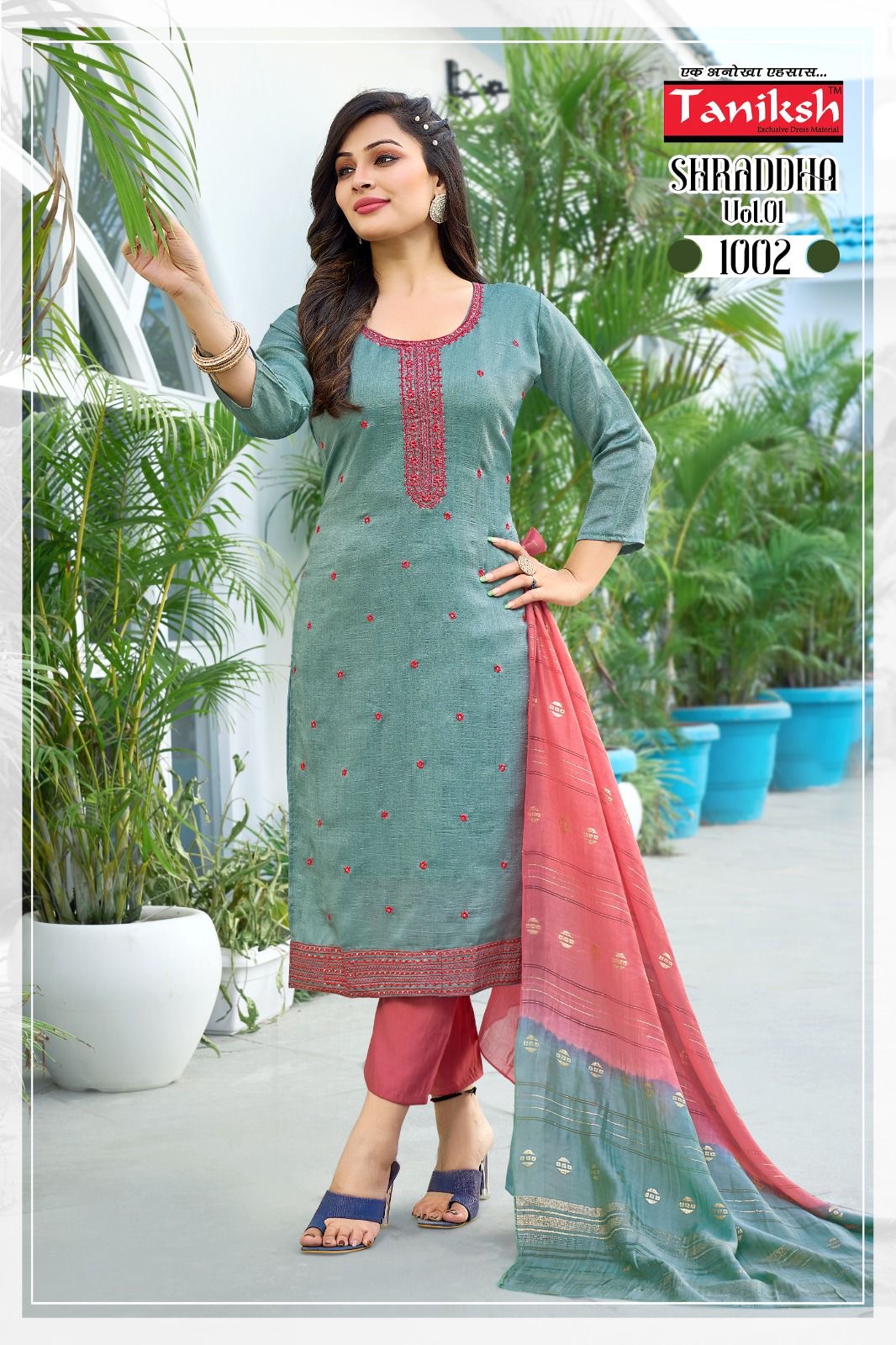 TANIKSH SHRADDHA VOL 1 EMBROIDERY READYMADE KURTI