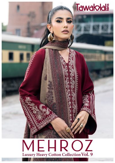 TAWAKKAL MEHROZ VOL 9 LAWN KARACHI SUITS