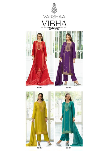 VARSHAA VIBHA VISCOSE MUSLIN DIGITAL PRINTED SUITS