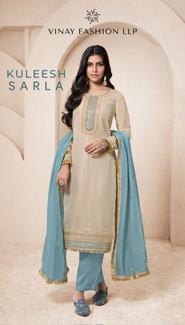 VINAY FASHION KULEESH SARLA SUITS LATEST CATALOGUE