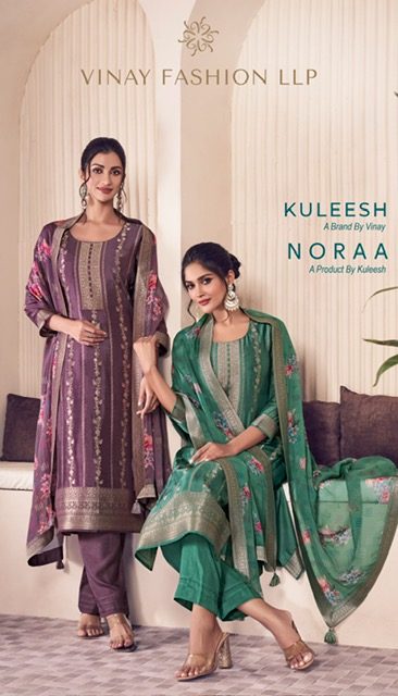 VINAY KULEESH NORAA SILK JACQUARD SUITS CATALOG