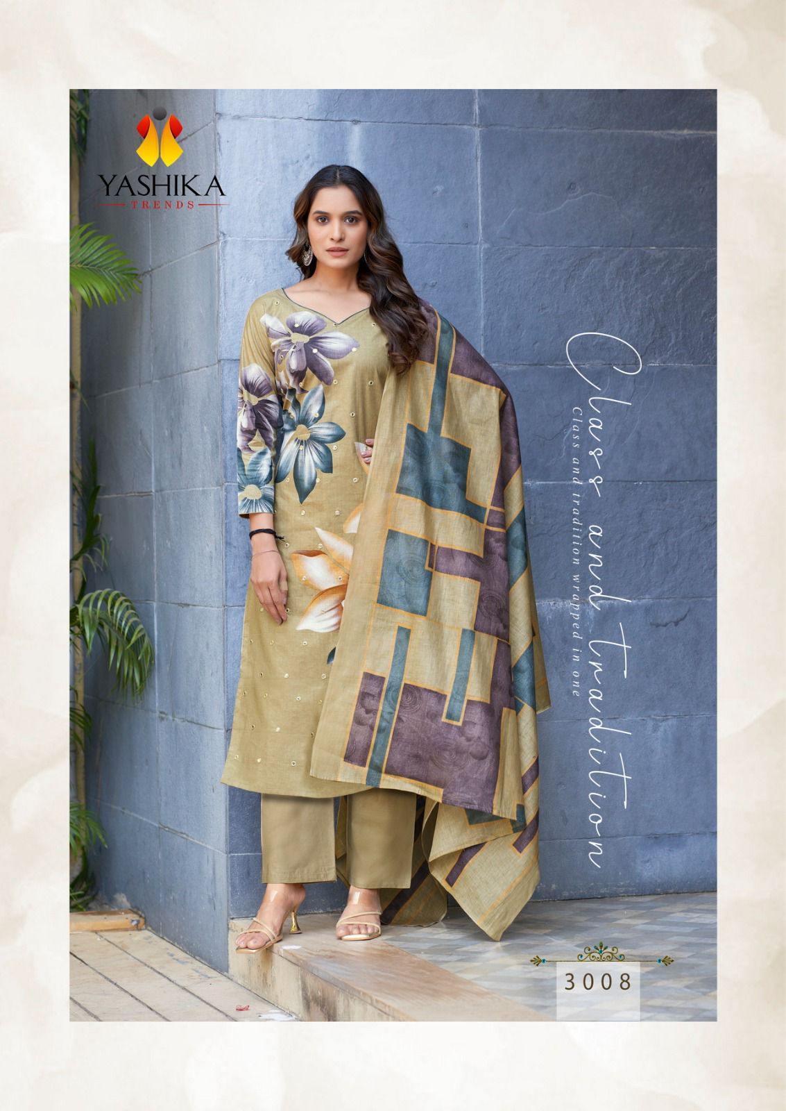 YASHIKA TRENDS DUA VOL 3 COTTON SUITS SUPPLIER