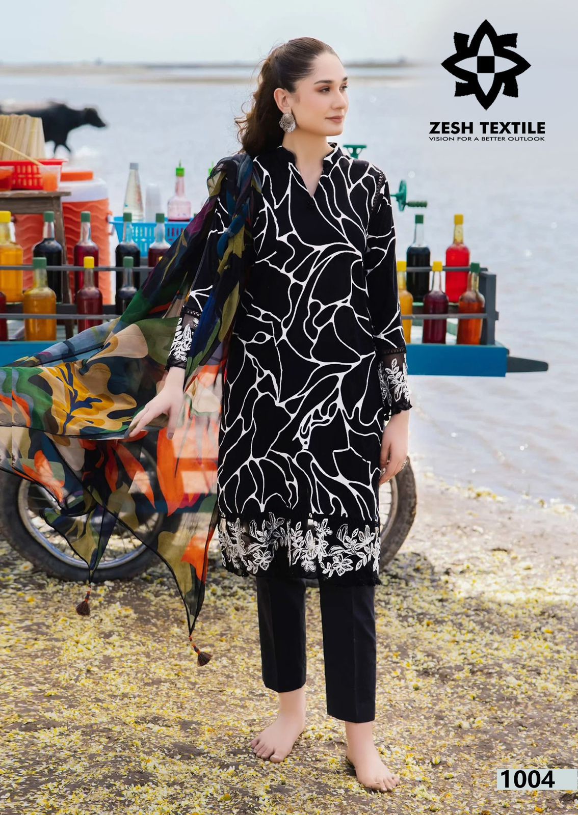 ZESH TEXTILE BAROQUE LAWN SUITS BY GULL AAHMED