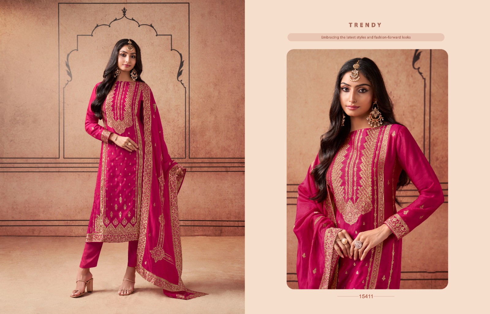 ZISA AURUM 15411-15415 PURE TABY SILK SUITS