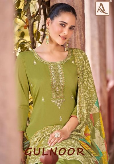 ALOK SUIT GULNOOR PURE ZAM COTTON SUITS CATALOG