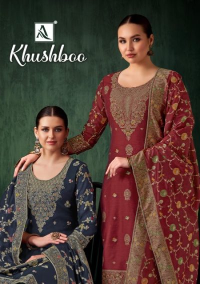 ALOK SUIT KHUSHBOO PURE HAND WEAVE SUITS SUPPLIER