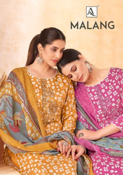 ALOK SUIT MALANG ZAM PRINTED SUITS CATALOGUE