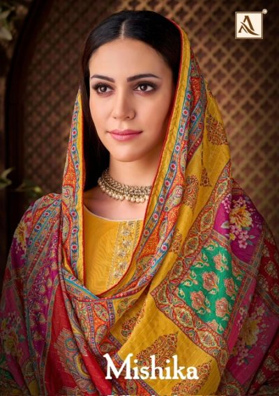 ALOK SUIT MISHIKA EMBROIDERY SALWAR SUITS CATALOG