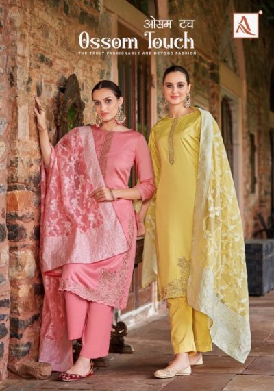 ALOK SUIT OSSOM TOUCH PURE JAM COTTON SUITS