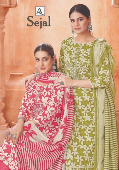 ALOK SUIT SEJAL ZAM PRINTED SUITS CATALOGUE