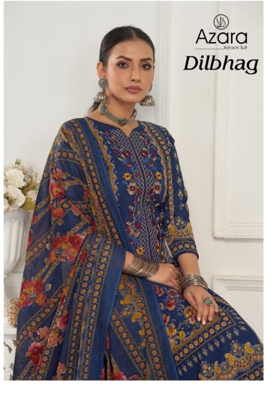 AZARA DILBHAG PURE LAWN PRINTED SUITS CATALOGUE