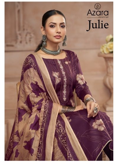 AZARA JULIE COTTON PRINTED FANCY SUITS SUPPLIER