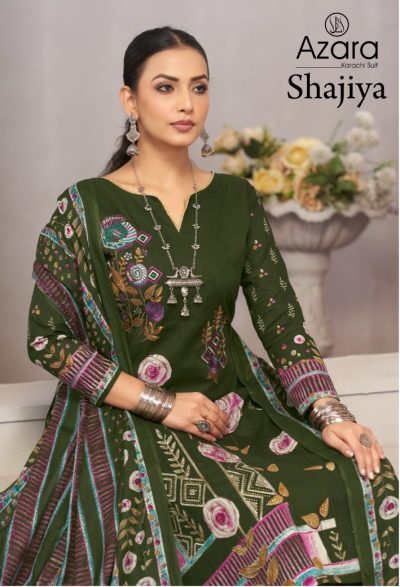 AZARA SHAJIYA PURE LAWN COTTON SUITS CATALOG