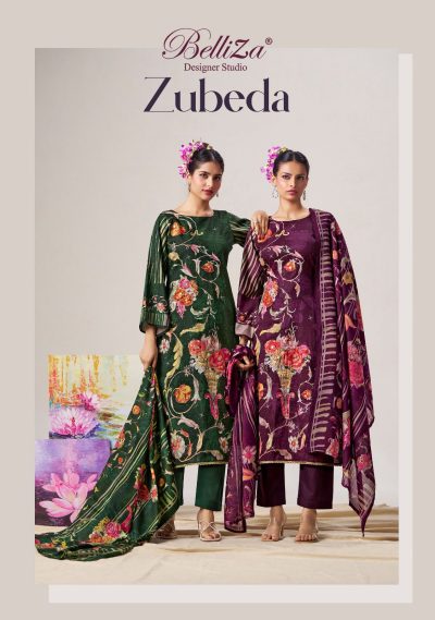 BELLIZA DESIGNER ZUBEDA COTTON HANDWORK SUITS