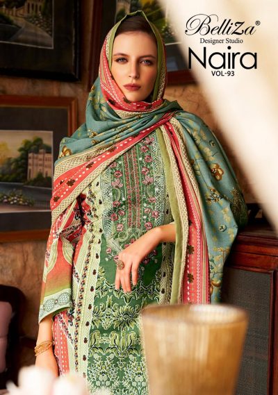 BELLIZA NAIRA VOL 92 PURE COTTON PRINTED SUITS