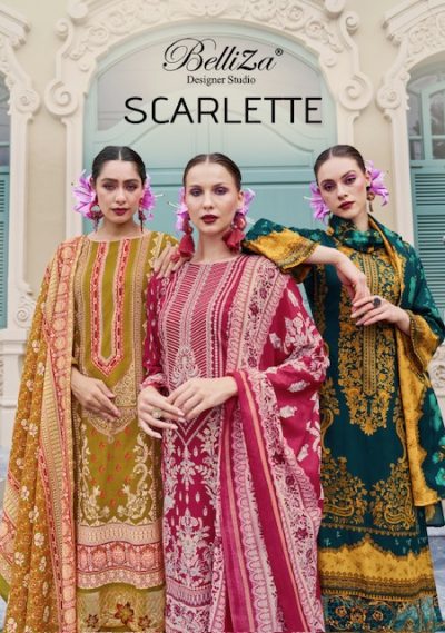 BELLIZA SCARLETTE COTTON PRINTED SUITS SUPPLIER