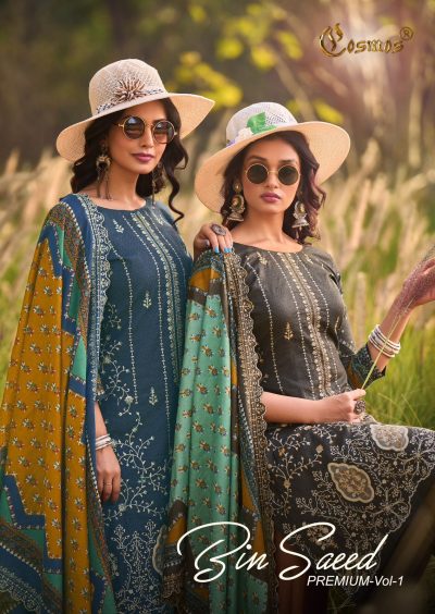 COSMOS BIN SAEED PREMIUM VOL 1 PAKISTANI SUITS