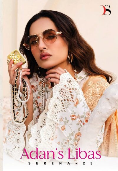 DEEPSY SUITS ADANS LIBAS SERENA VOL 25 COTTON SUITS