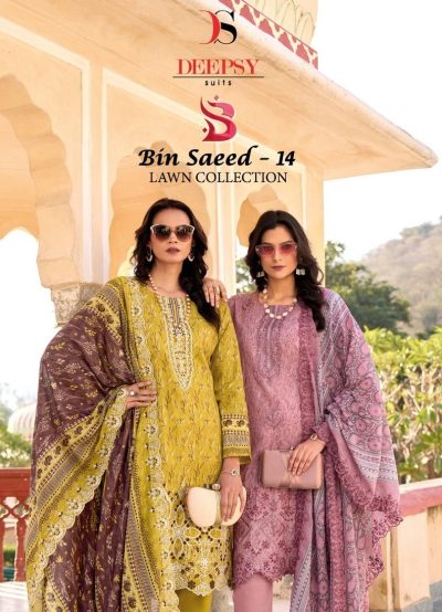 DEEPSY SUITS BIN SAEED VOL 14 LAWN COLLECTION SUITS