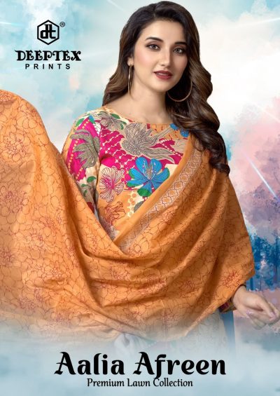 DEEPTEX PRINTS AALIA AFREEN COTTON PRINTED SUITS