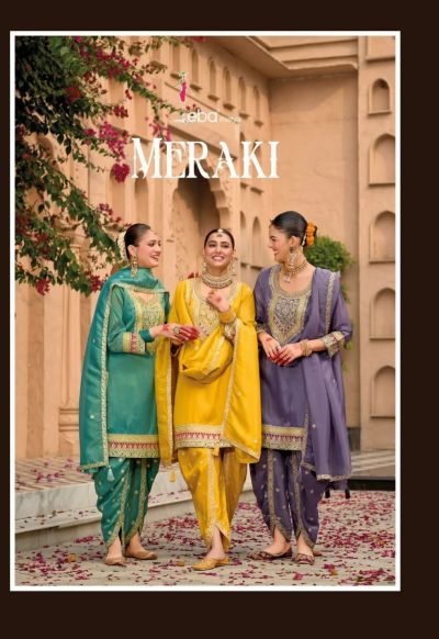 EBA LIFESTYLE MERAKI SIMAR EMBROIDERY FANCY SUITS