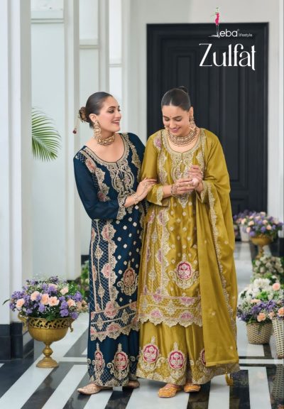 EBA LIFESTYLE ZULFAT CHINON EMBROIDERY SUITS