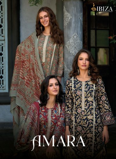 IBIZA AMARA COTTON DIGITAL PRINTED SUITS CATALOGUE