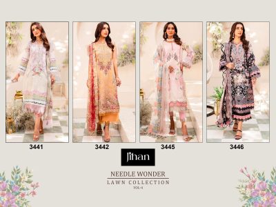 JIHAN NEEDLE WONDER VOL 4 LAWN COLLECTION