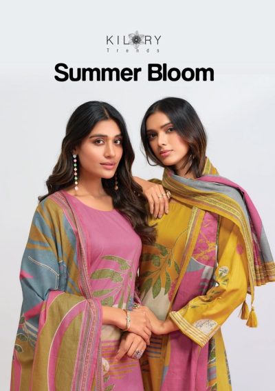 KILORY TRENDS SUMMER BLOOM LAWN PRINTED SUITS