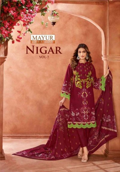 MAYUR NIGAR VOL 7 PURE COTTON SUITS DISTRIBUTOR