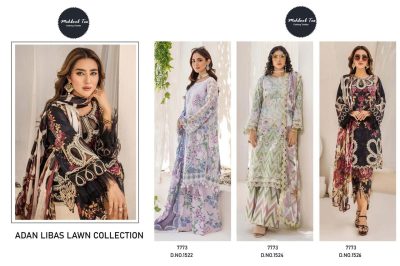 MEHBOOB TEX 1522 1524 1526 ADAN LIBAS LAWN COLLECTION