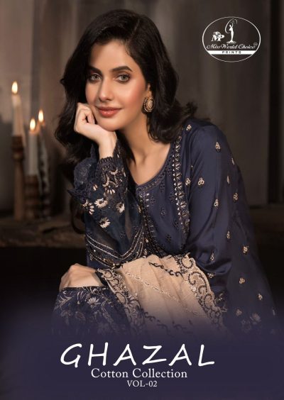 MISS WORLD GHAZAL VOL 2 KARACHI PRINT SUITS