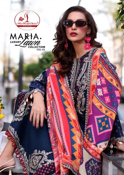 MISS WORLD MARIA LAWN VOL 3 LAWN KARACHI SUTIS