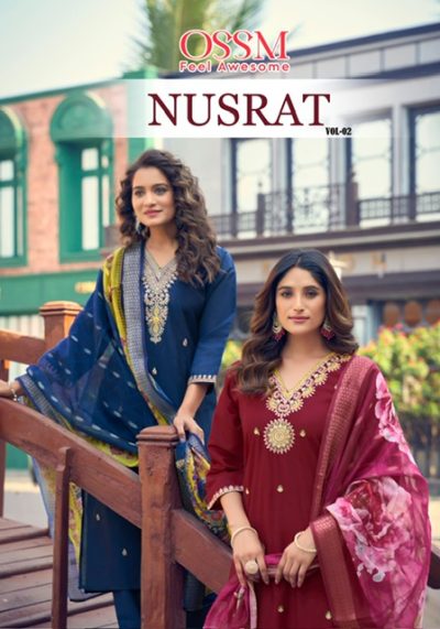 OSSM NUSRAT VOL 2 PURE VISCOSE READYMADE KURTI