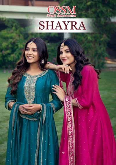 OSSM SHAYRA READYMADE ANARKALI KURTIS CATALOG