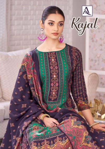 ALOK SUIT KAJAL PURE VISCOSE REYON SUITS CATALOG