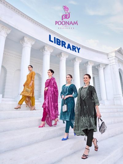 POONAM DESIGNER LIBRARY READYMADE KURTIS