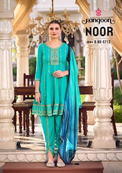 RANGOON NOOR FANCY WORK READYMADE KURTI