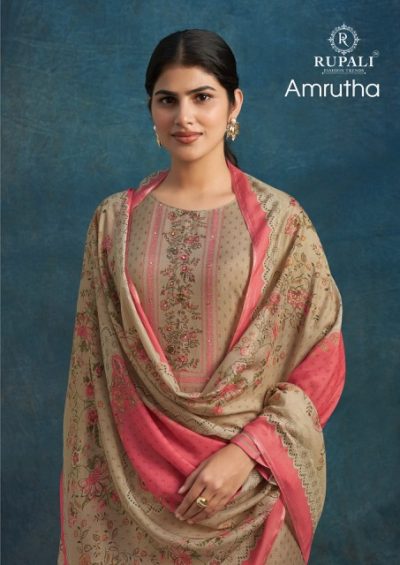 RUPALI AMRUTHA PURE VISCOSE MUSLIN SUITS